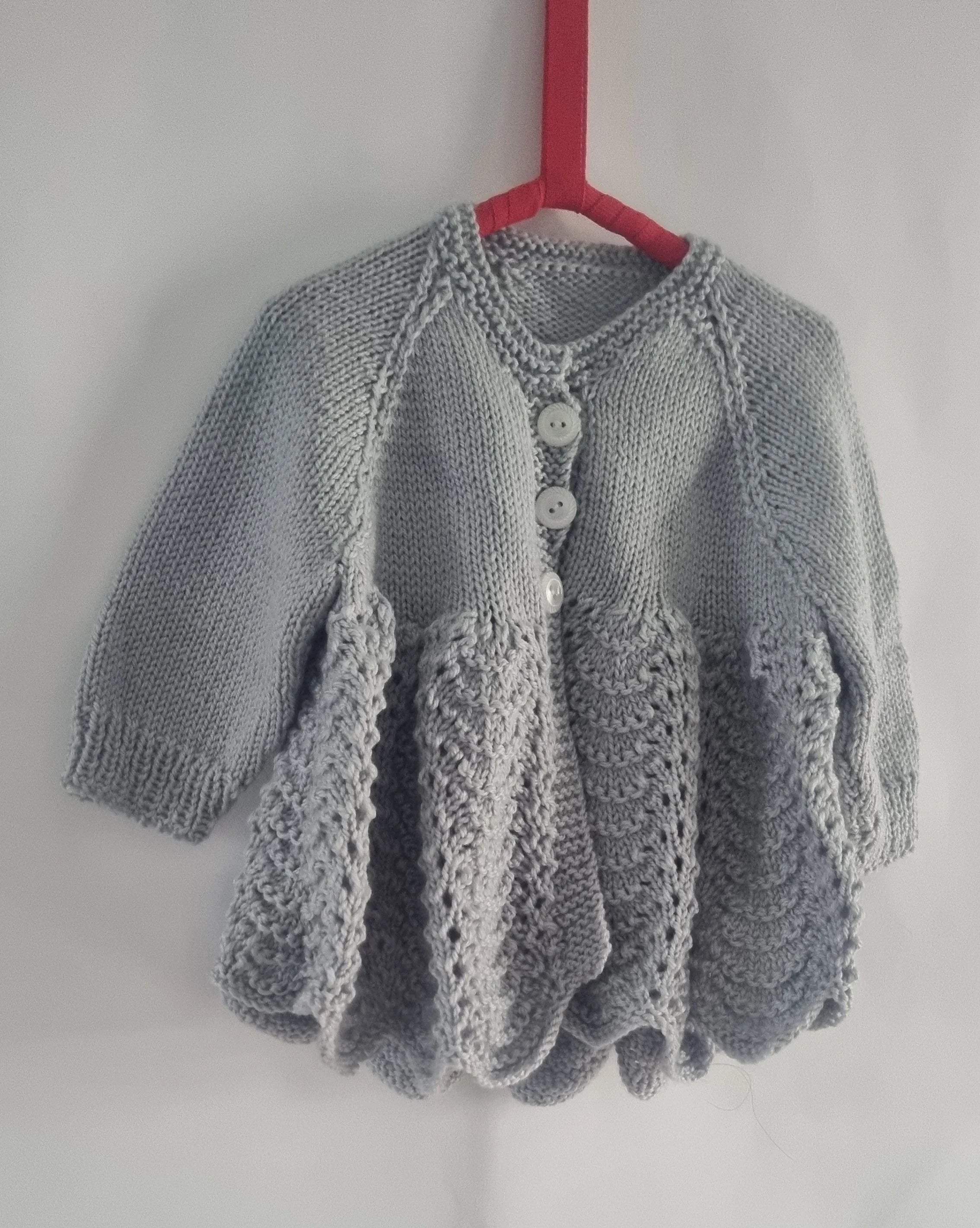French Grey Vintage Cardigan