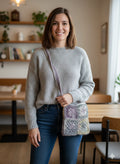 Handmade Crochet Tote Bag, Autumn range - Autumn colour scheme