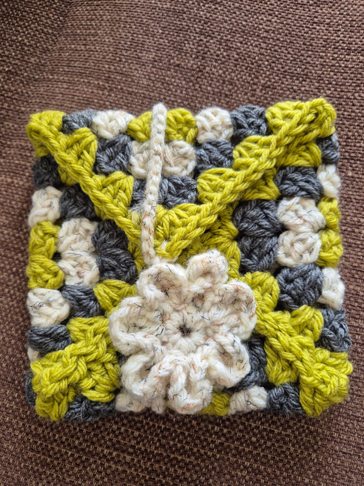 Crochet Kindle Cover/sleeve, chunky wool