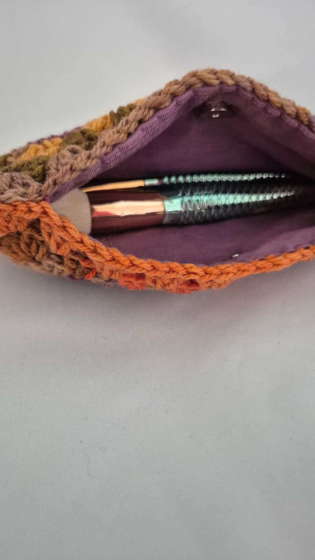 Handmade Crochet Make-Up Bag & Pencil Case | Multi-Purpose Pouch