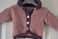 Pink seashell cardigan 0 to 6 months