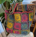 Autumn Granny Square Crochet Bag