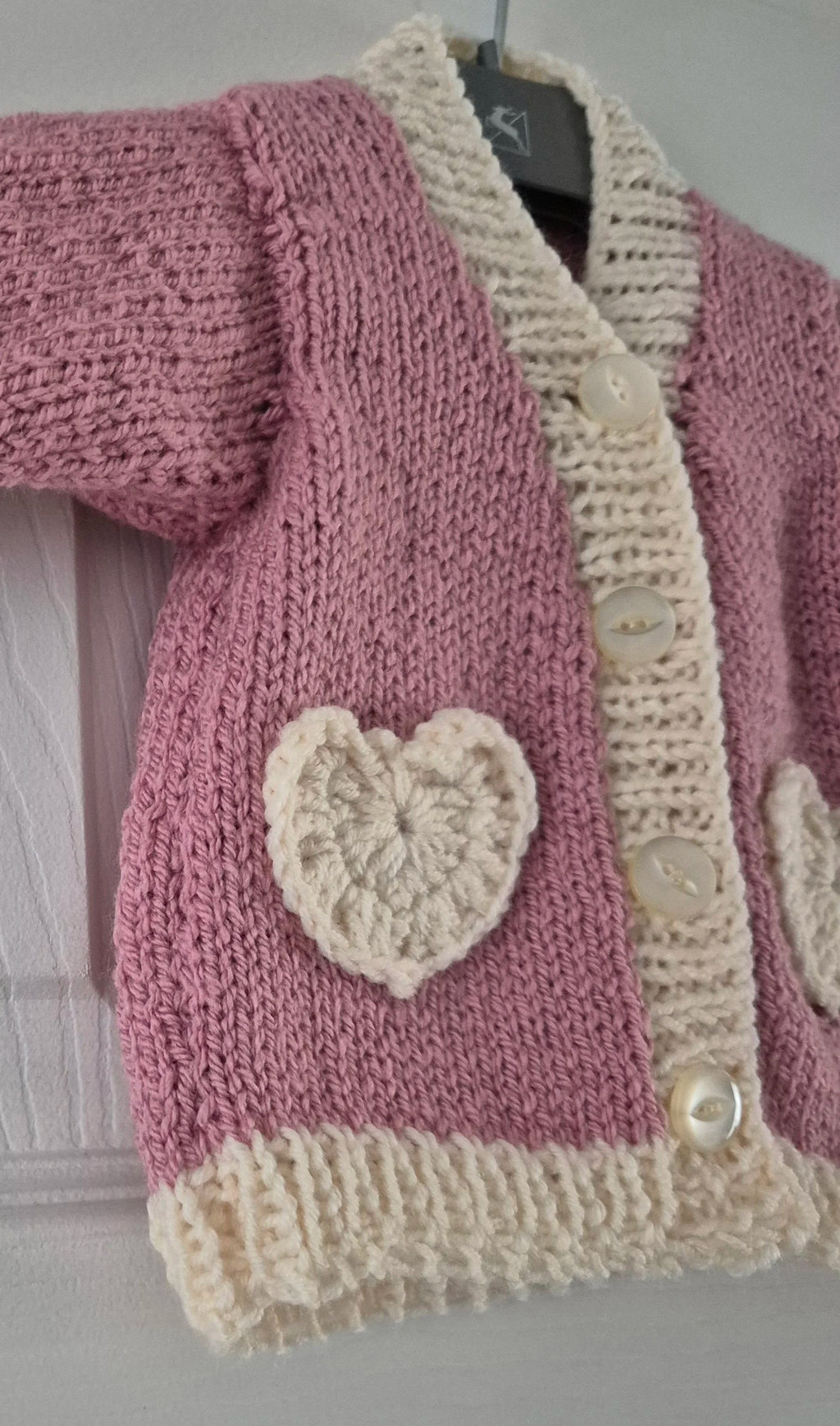 Love heart cardigan 0 to 3 months