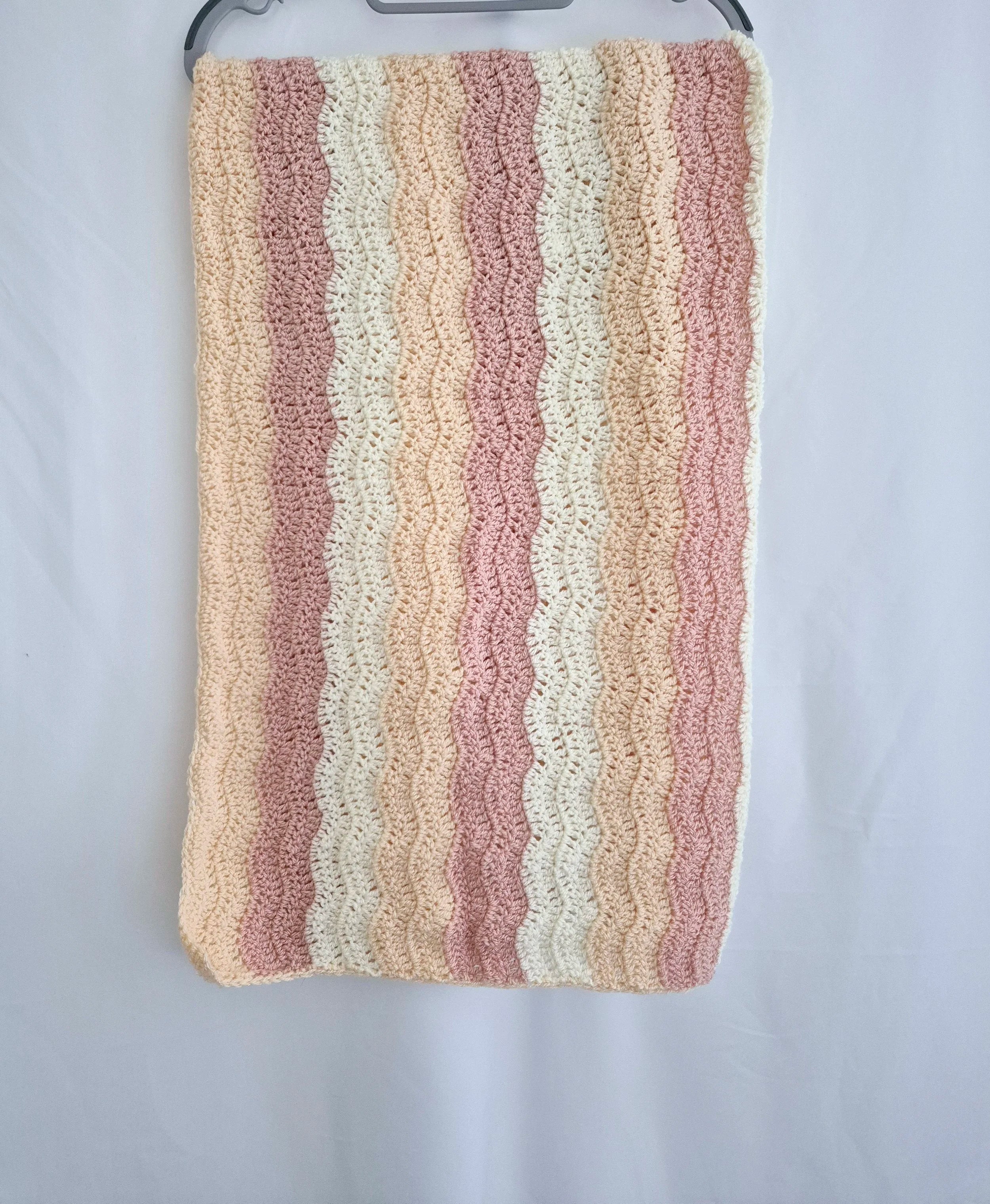 Buttermilk Crochet Baby Blanket