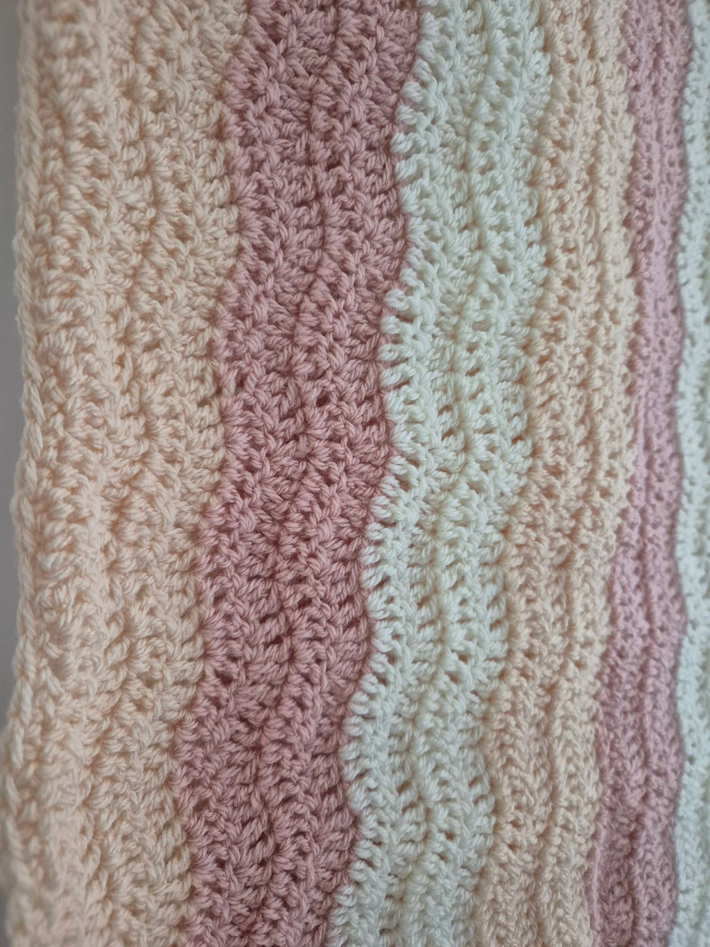 Buttermilk Crochet Baby Blanket