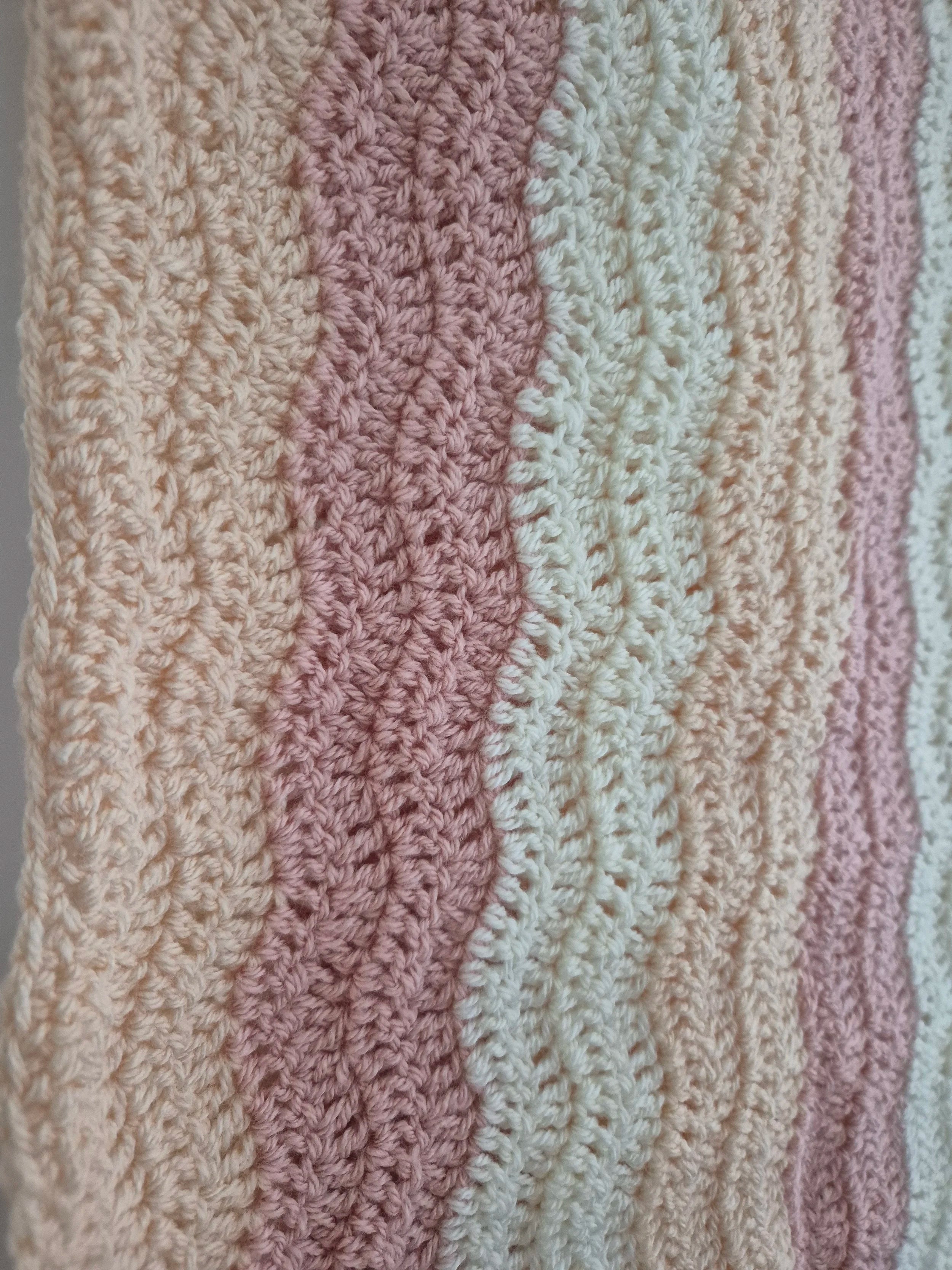 Buttermilk Crochet Baby Blanket
